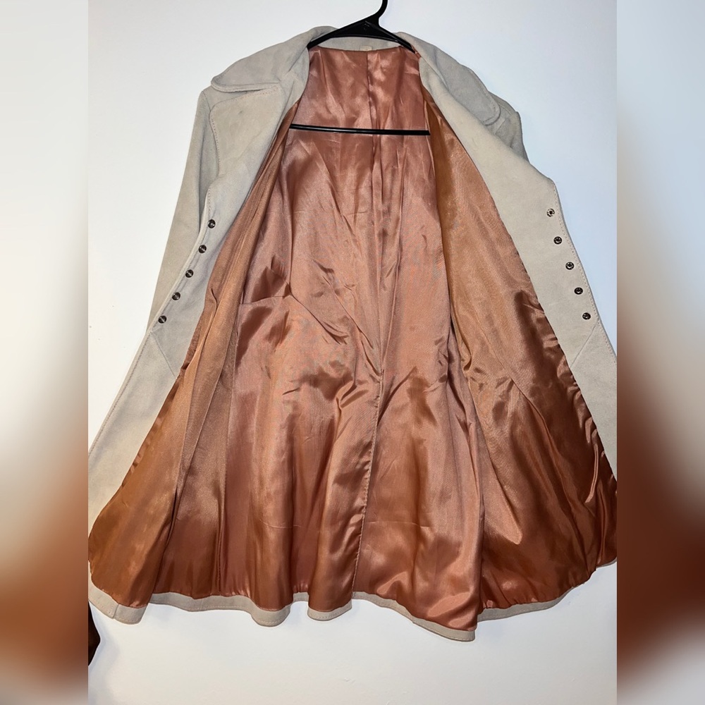Trench Coat with Satin Interior